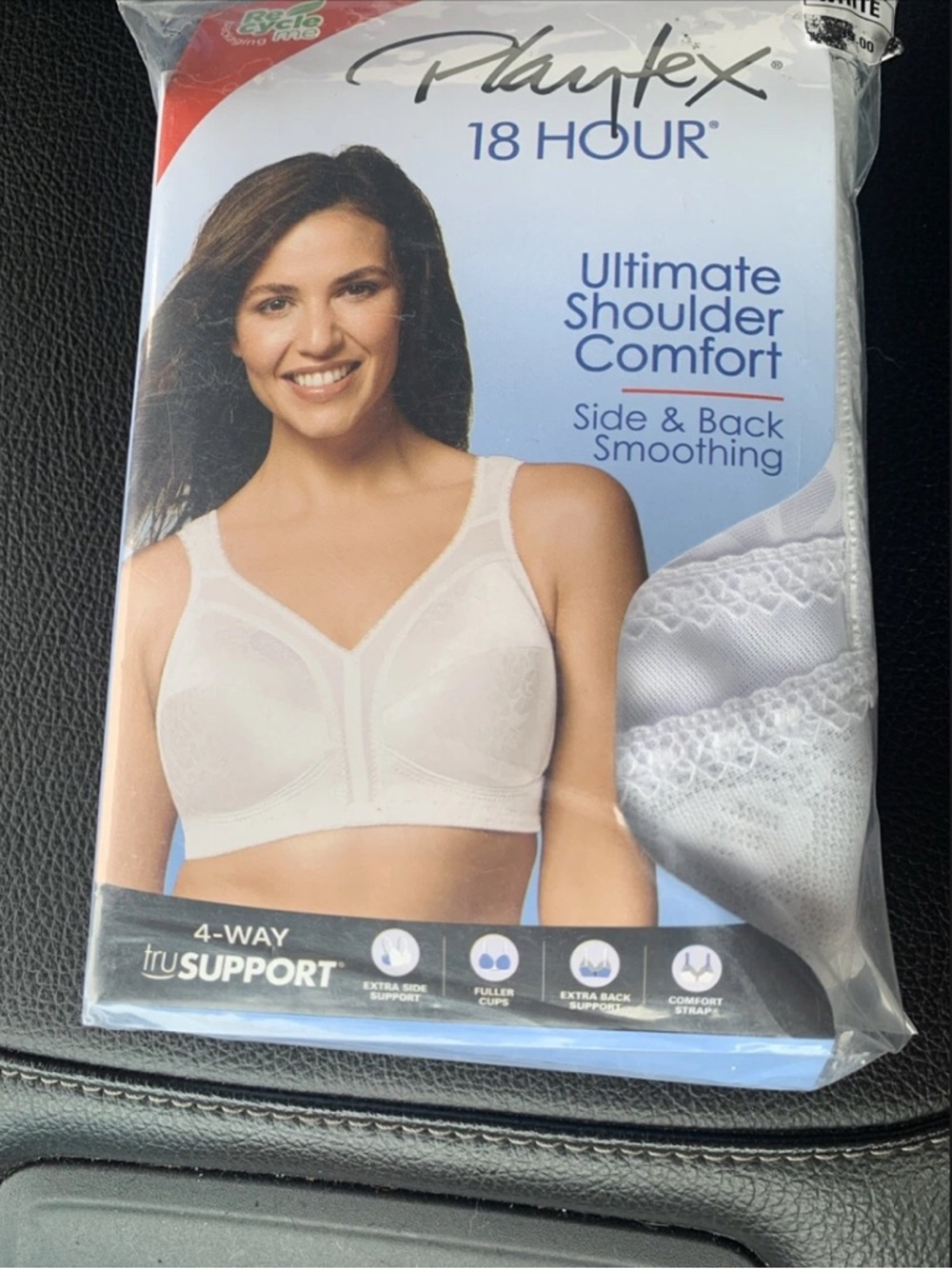 Playtex 18 Hour Ultimate Shoulder Comfort Bra - White 40DD - Picture 3 of 6